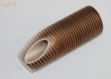 High Heat Exchanging Finned Copper Tubing For Water Boiler / Gas Wall Hanging Heater