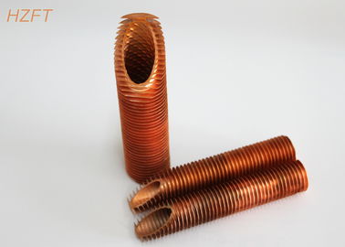 Water Boilers Or Solar Systems Copper Finned Tube Flexible Energy Saving