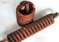 Refrigeration Condenser Evaporator Nickel Copper Tube Coils 3.15mm Fin Height