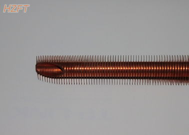 Copper Extruded Finned Tube Flexible For Shaping Customized Fintubes