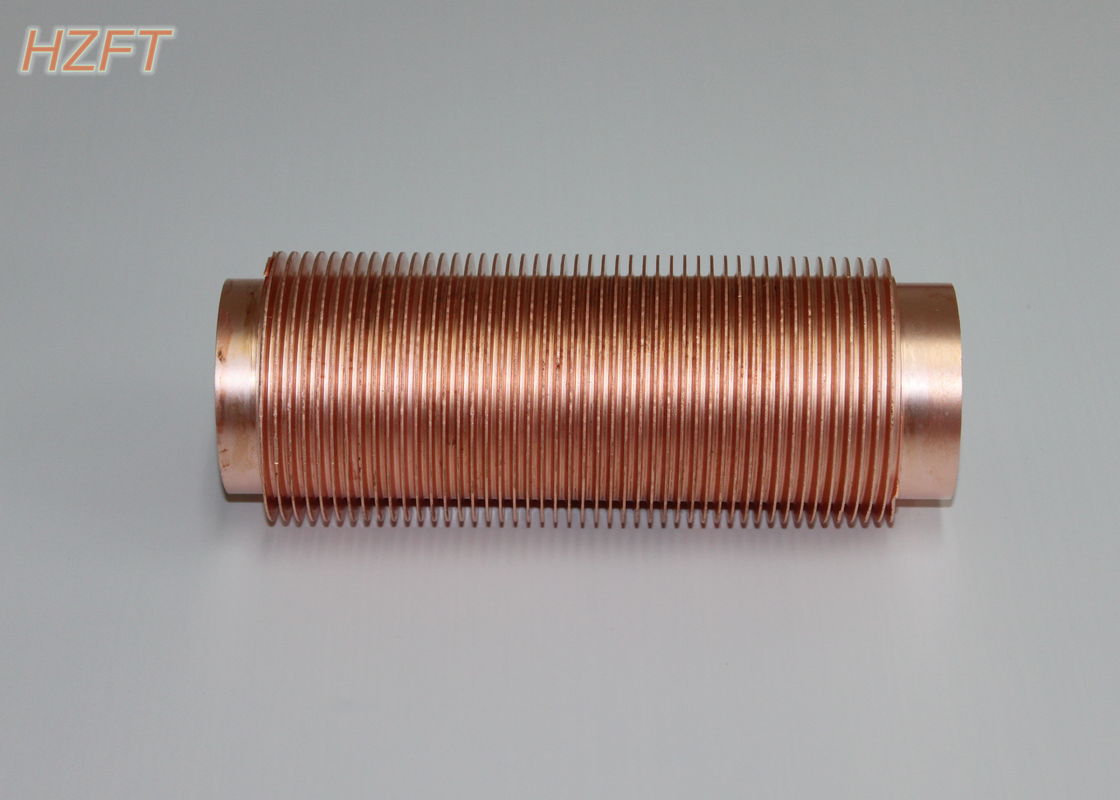 Vibration Resistance Copper Finned Tube for Industrial Boilers 0.3 0