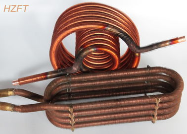 ISO Outer Dia 19.05MM Finned Tube Coils Copper Or Copper Nickel