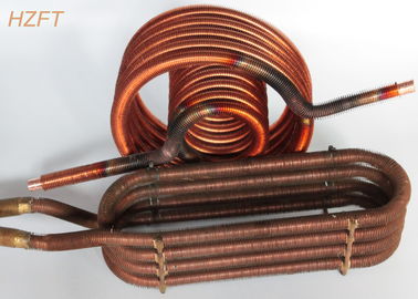 Waste Heat Recovering Fin Coil Heat Exchanger in Domestic Water Boilers