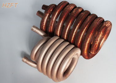 Copper or Copper Nickel Refrigerator Condenser Coil Tin plating outside surface