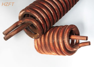 Copper or Copper Nickel Refrigerator Condenser Coil Tin plating outside surface