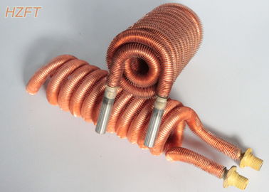 ISO Outer Dia 19.05MM Finned Tube Coils Copper Or Copper Nickel