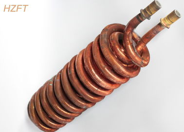 Copper or Copper Nickel Fin Coil Heat Exchanger / Finned Tube Coils