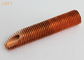 Cold Worked Extruded Copper Fin Tube for Solar Heating Systems
