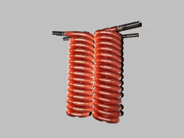 Integrated Copper Finned Tube Coils / Finned Coils for Tankless Water Heaters