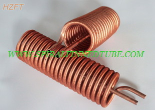 Integrated Copper Finned Tube Coils / Finned Coils for Tankless Water ...